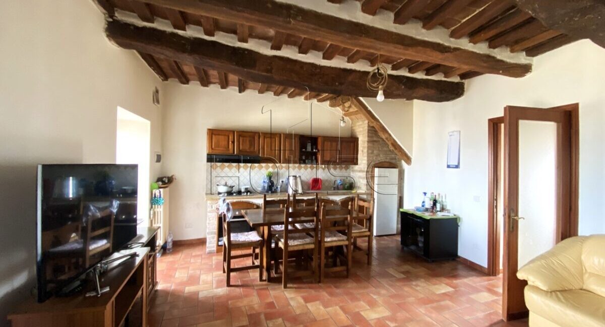 Porzione di casolare con terreno ed oliveto