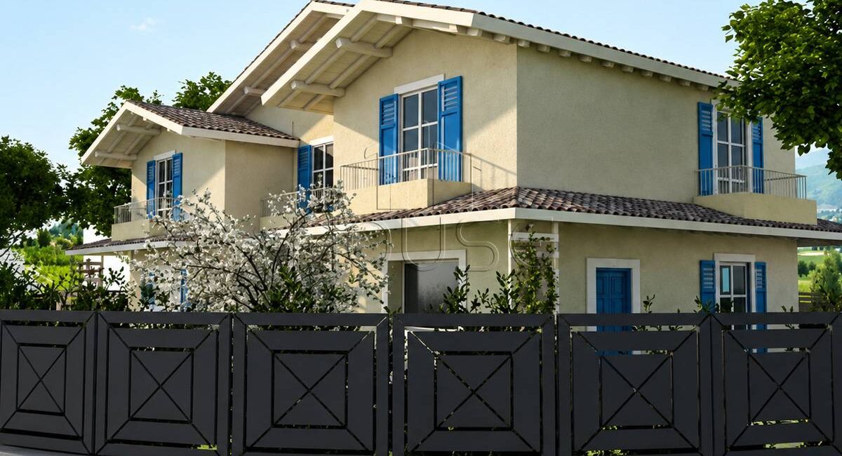 Porzione bifamiliare nuova costruzione con giardino