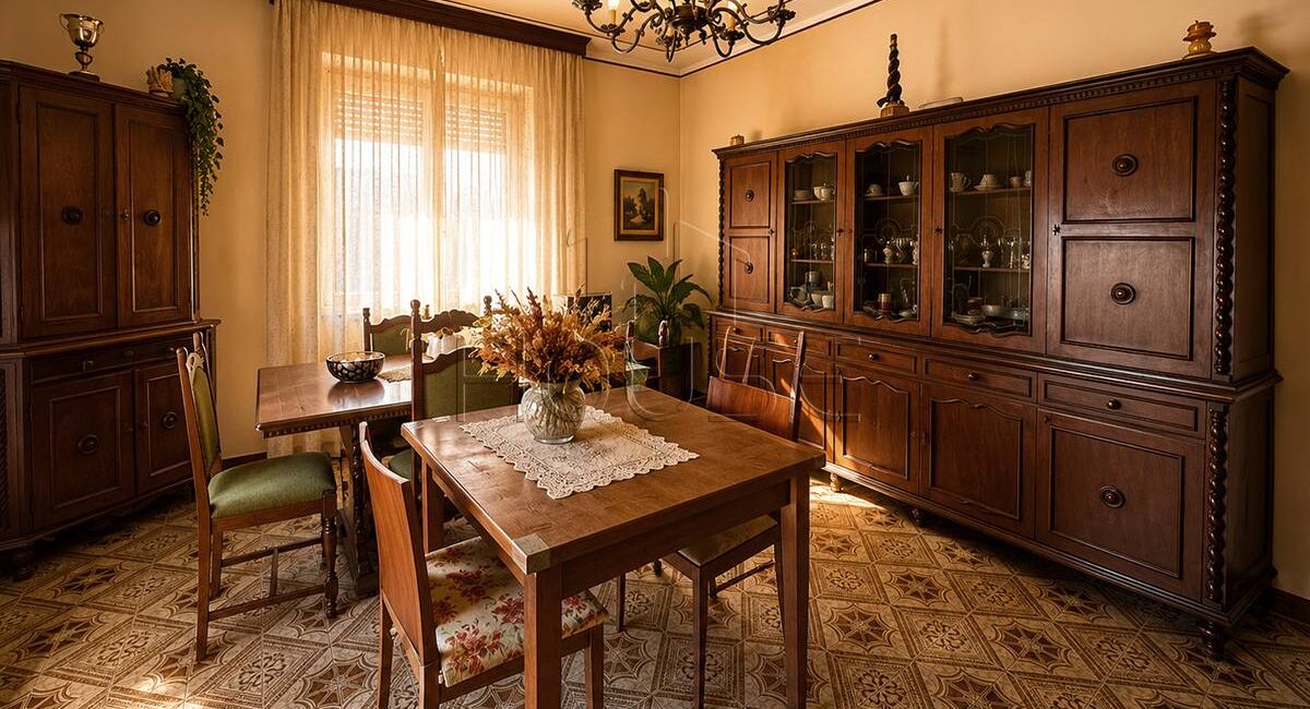 Casa singola con due unità e giardino