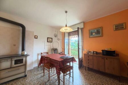 Porzione cielo terra con giardino