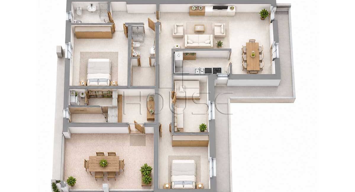 Appartamento con ingresso indipendente e resede