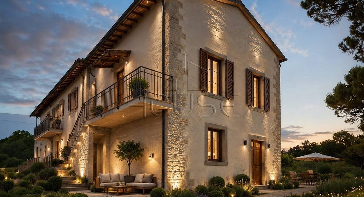Porzione casale ristrutturato con terreno panoramico