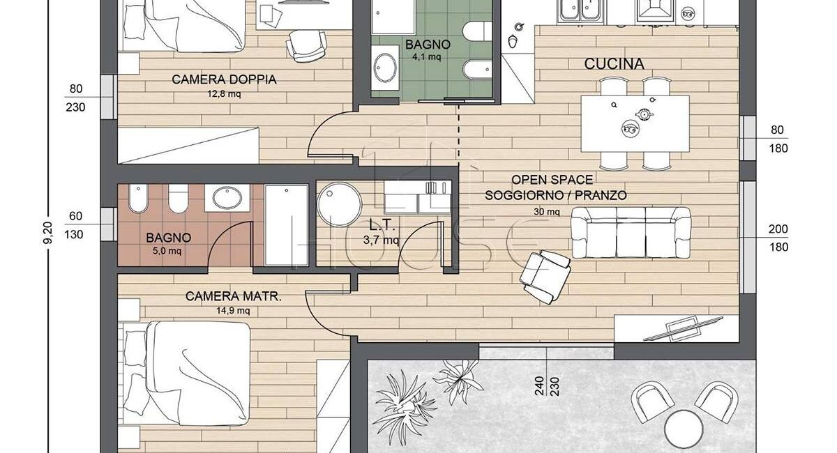 Villetta di nuova costruzione in bioedilizia – Classe A4