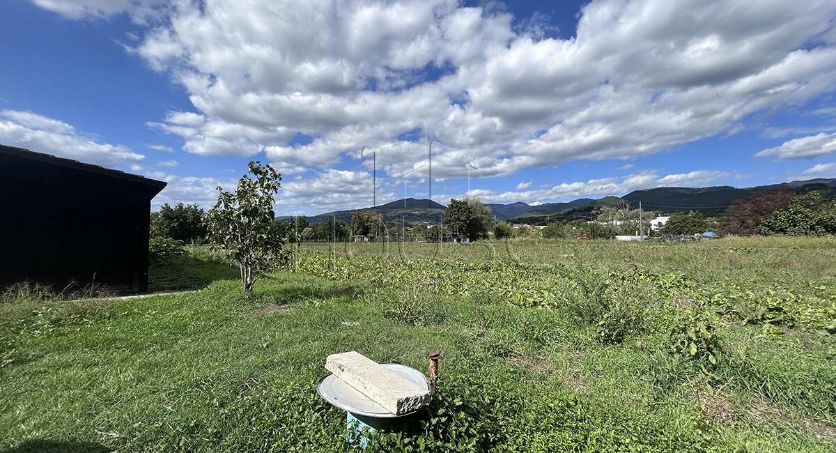 Terreno agricolo pianeggiante con fabbricato
